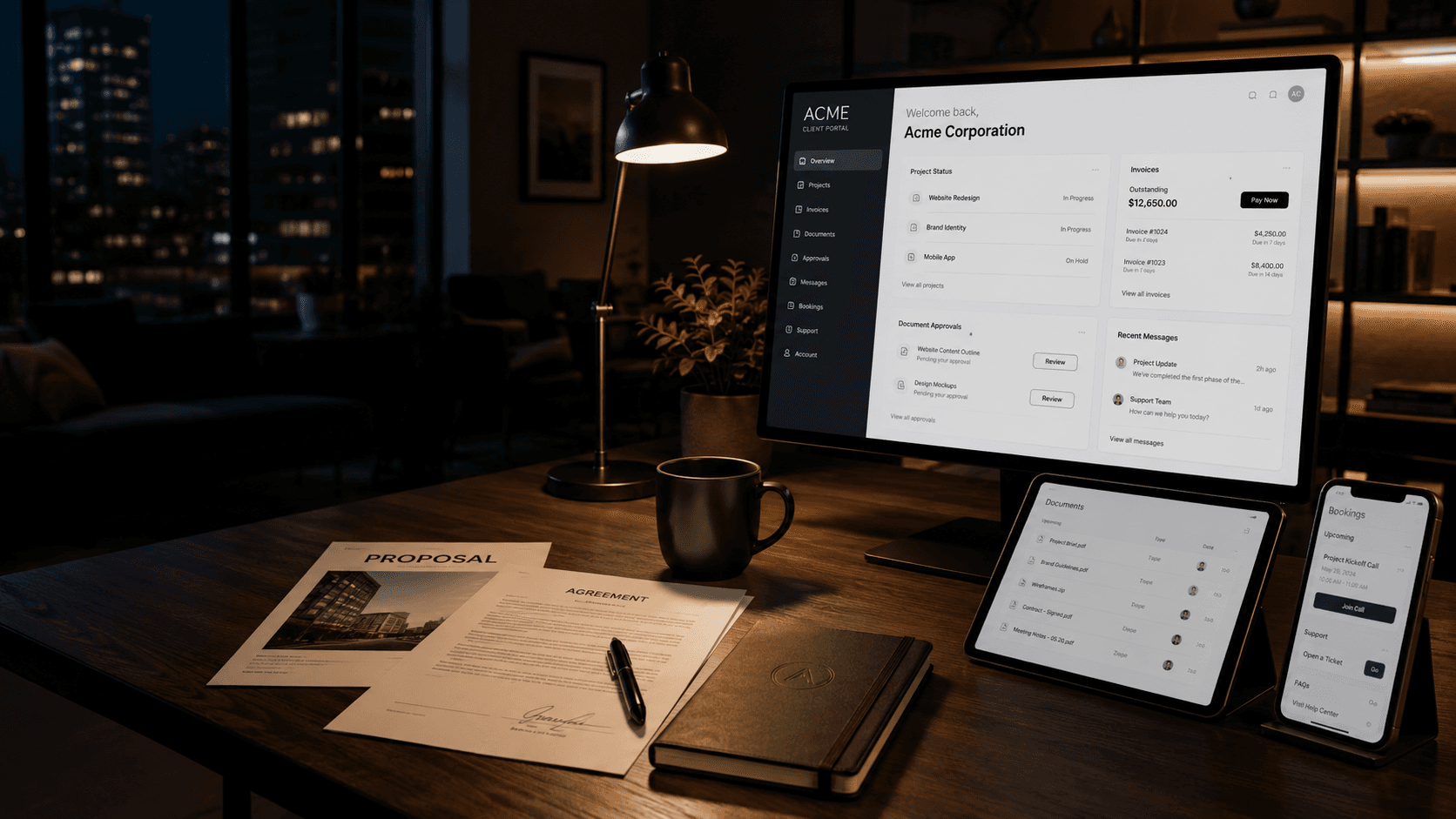 Web Solutions hero background